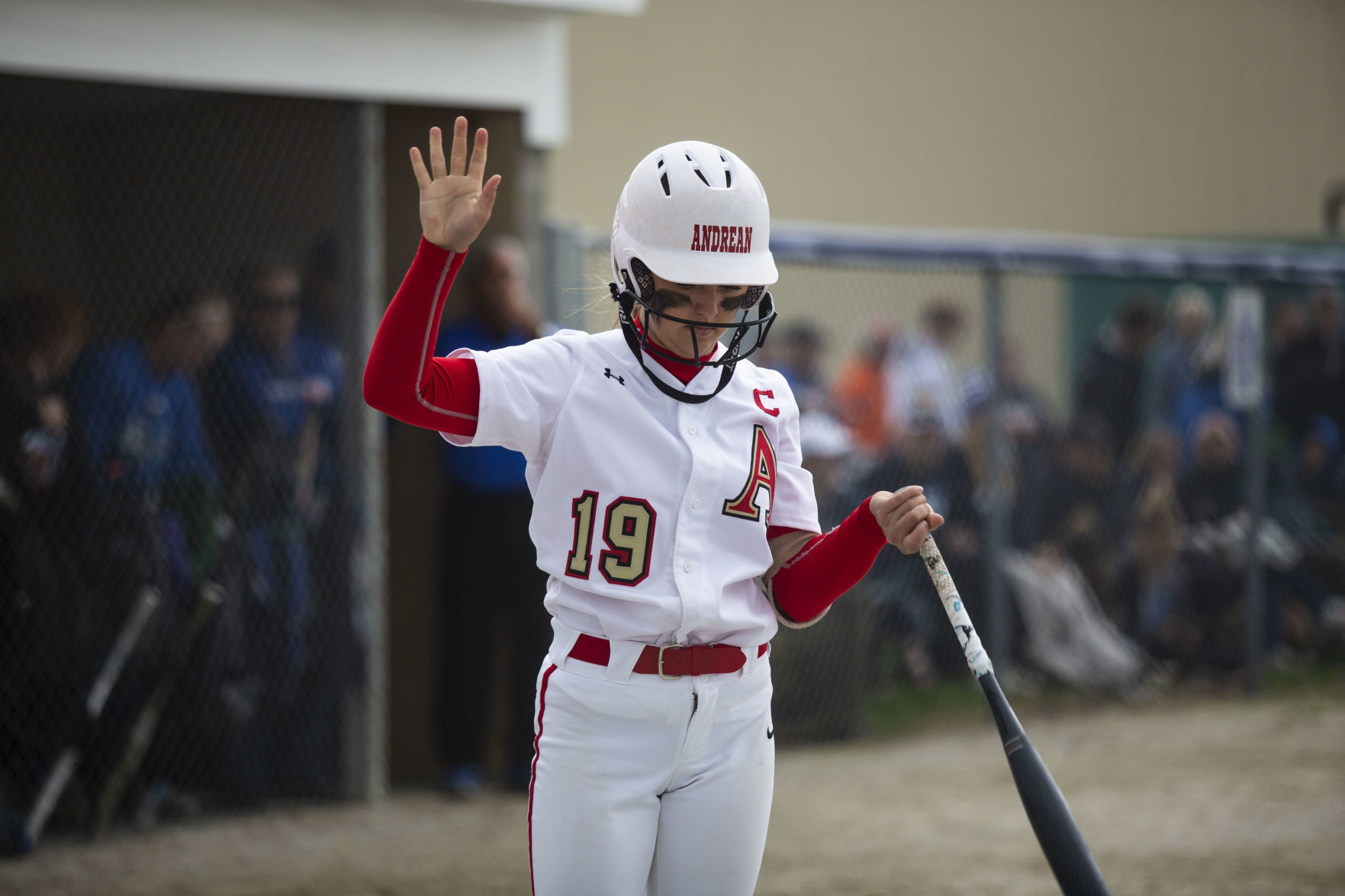 Softball match between Boone Grove and Andrean